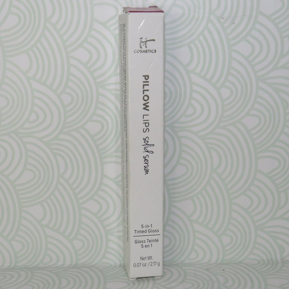 IT COSMETICS💥PILLOW LIPS SOLID SERUM 5 IN 1 TINTED GLOSS LIKE A DREAM NWB💥 - Picture 3 of 5